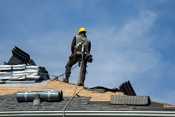 Professional Storm Damage Roof Repair technician working in Buffalo, IL